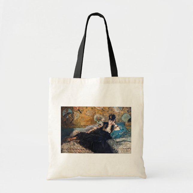 Bolsa Tote Edouard Manet - Senhora com ventiladores (Frente)