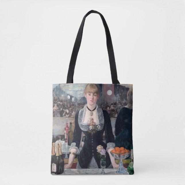 Bolsa Tote Edouard Manet - Um Bar na Folies-Bergere (Frente)
