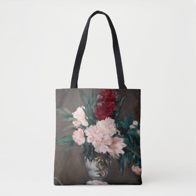 Bolsa Tote Edouard Manet - Vaso de Peões em Pequeno Pedestal (Frente)