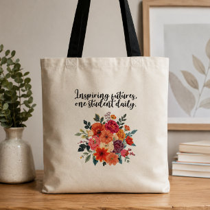Bolsa Tote Educador Diariamente de Design de Estudante Inspir