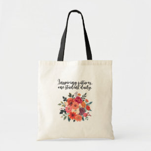 Bolsa Tote Educador Diariamente de Design de Estudante Inspir