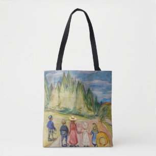 Bolsa Tote Edvard Munch - A Floresta de Fairytale