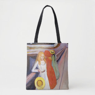 Bolsa Tote Edvard Munch - As raparigas na Ponte 1901
