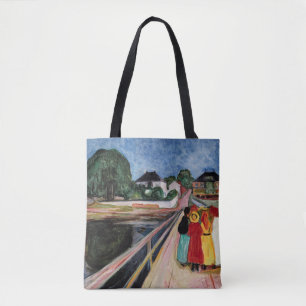 Bolsa Tote Edvard Munch - As raparigas na Ponte 1902