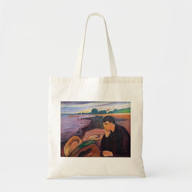 Bolsa Tote Edvard Munch - Melancholy 1894 (Frente)