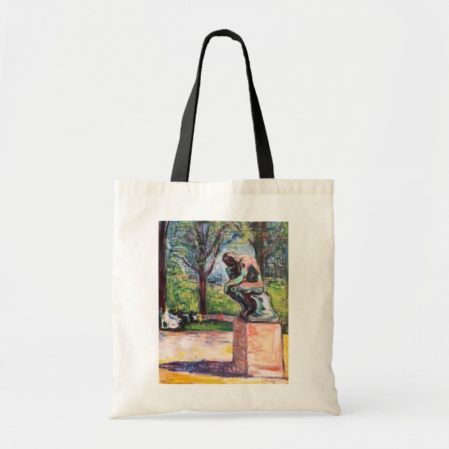 Bolsa Tote Edvard Munch - O Pensador de Rodin (Frente)
