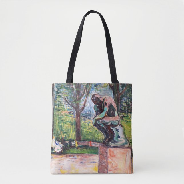 Bolsa Tote Edvard Munch - O Pensador de Rodin (Frente)