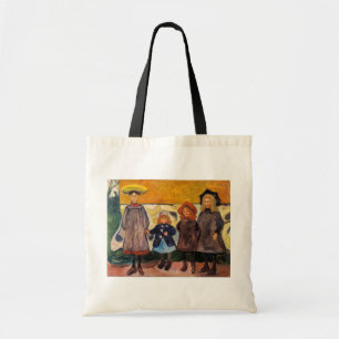 Bolsa Tote Edvard Munch - Quatro Meninas em Asgardstrand