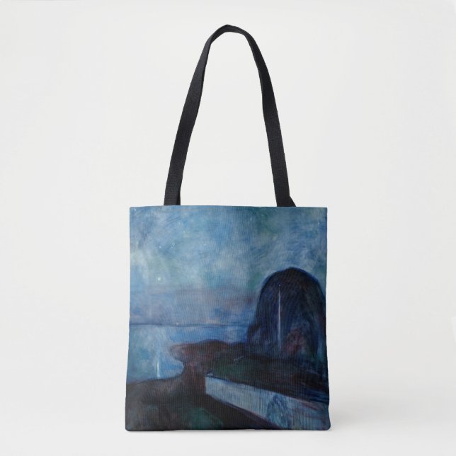 Bolsa Tote Edvard Munch - Starry Night 1893 (Frente)