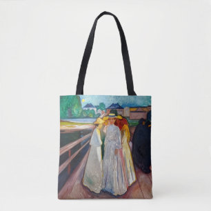 Bolsa Tote Edvard Munch - The Girls on the Bridge 1903