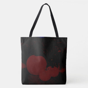 Bolsa Tote Eerie Glowing Pumpkins em um