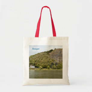 Bolsa Tote Efeito de Pintura da Ponte do Rio Reno em Remagen