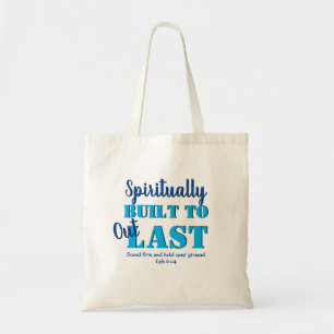 Bolsa Tote Efesianos 6 ESPIRITUALMENTE CONSTRUÍDOS PARA FORA 
