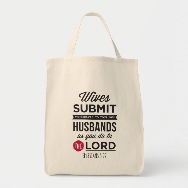 Bolsa Tote Efésios 5:22 (Frente)
