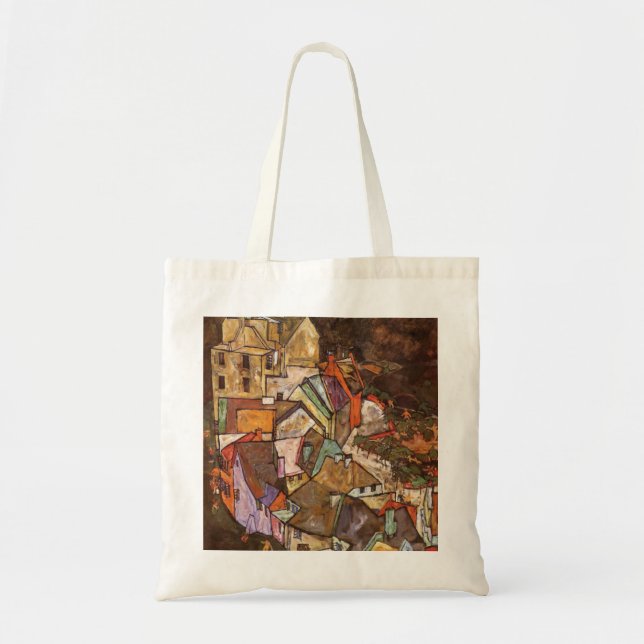 Bolsa Tote Egon Schiele - Extremidade Da Cidade (Frente)