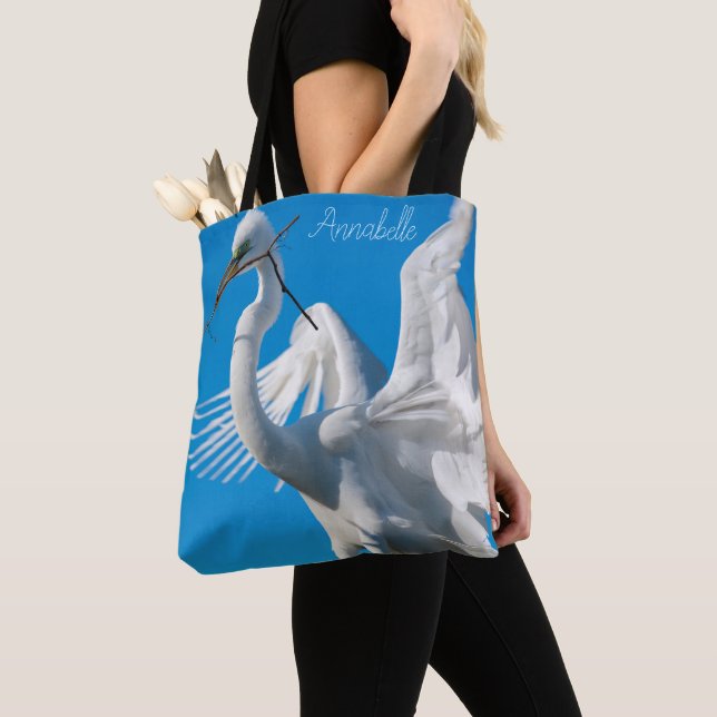 Bolsa Tote Egret do excelente (Close Up)