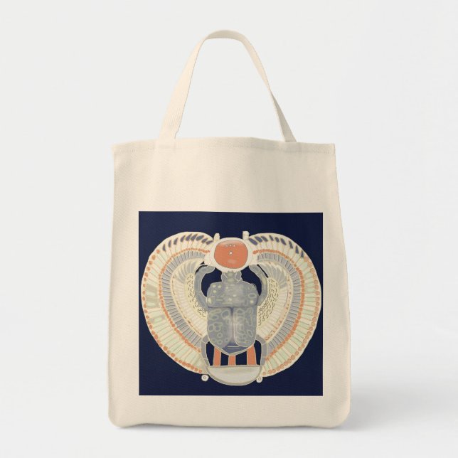 Bolsa Tote Egyptian Scarab Beetle (Frente)