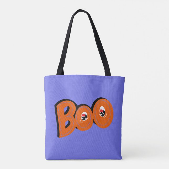 Bolsa Tote Ei, Boo, Eu Te Assustei A Típica A Desenhar Arte (Verso)