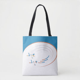 Bolsa Tote Eid, Espirais da Alegria (Enquadrado)
