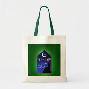 Bolsa Tote Eid Mubarak Garland Moon