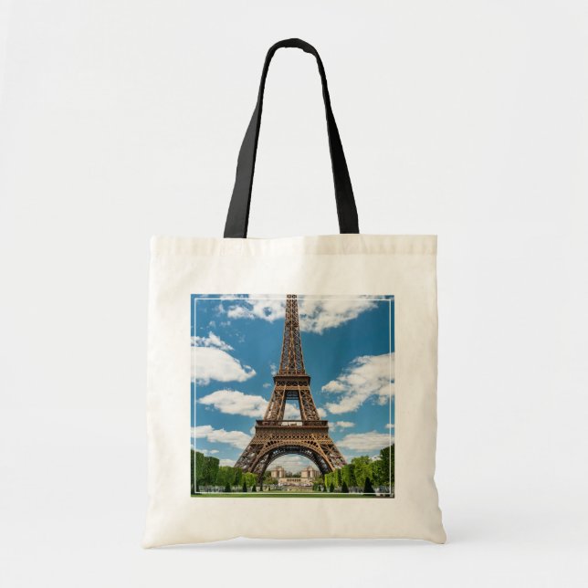 Bolsa Tote Eiffel Tower View from Champ de Mars Public Park (Frente)