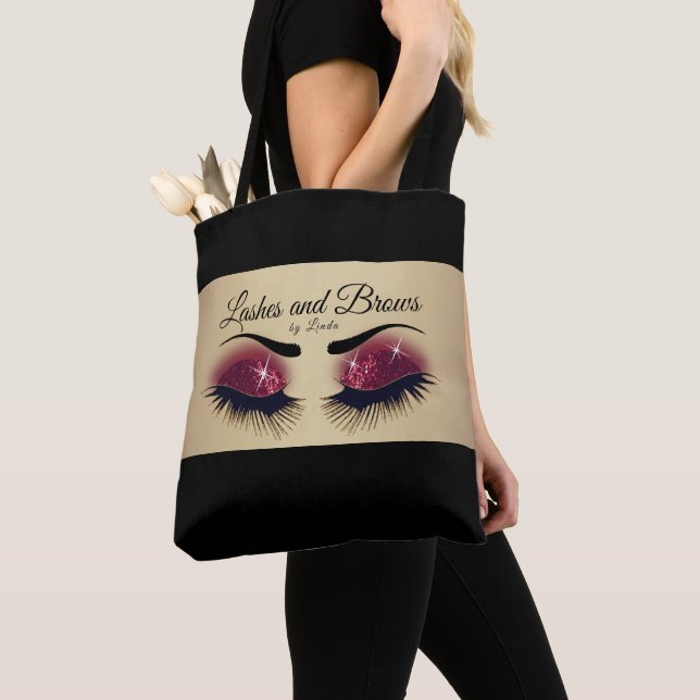 Bolsa Tote Eilashes e Brows - Brilhante Vermelho (Close Up)