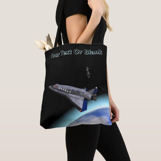Bolsa Tote El Al Maslool Space Shuttle (Close Up)