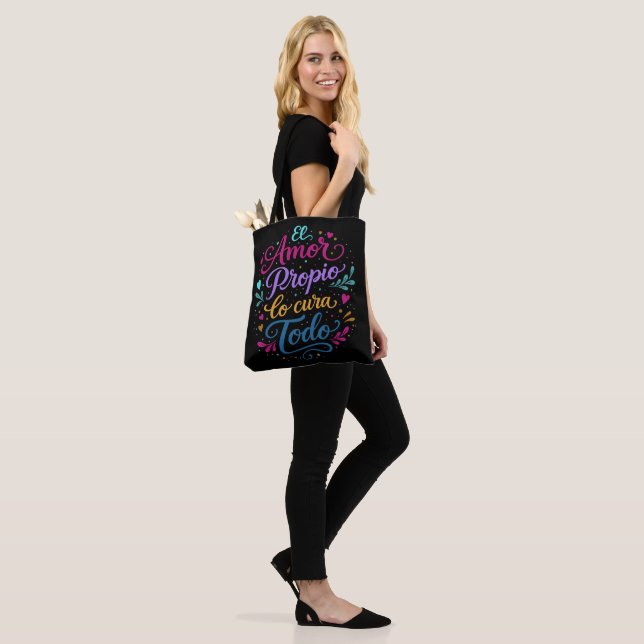 Bolsa Tote El amor propio lo cura todo (No(a) Modelo)