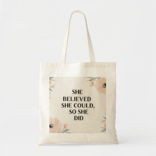 Bolsa Tote Ela acreditava que podia inspirar-se a comprar a b