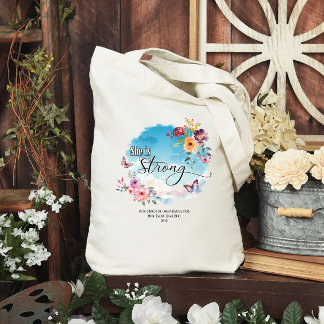 Bolsa Tote Ela É Uma Bíblia Personalizada De Domingo De Fé