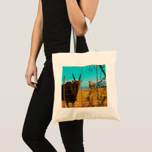 Bolsa Tote Eland Antelope Animal África do Sul ZA