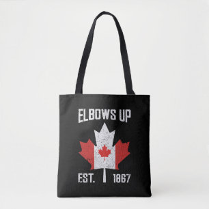 Bolsa Tote Elbows Up Canada True North Strud Canadense