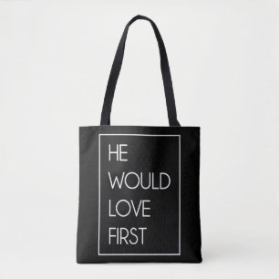 Bolsa Tote Ele Adoraria O Primeiro Aniversário Cristão Engraç