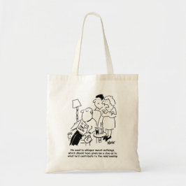 Bolsa Tote Ele costumava sussurrar "coisas doces". Funny Bag