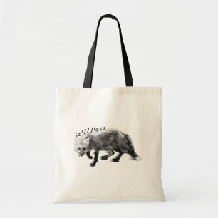 Bolsa Tote Ele vai passar o Saco de Tote Fox Fox