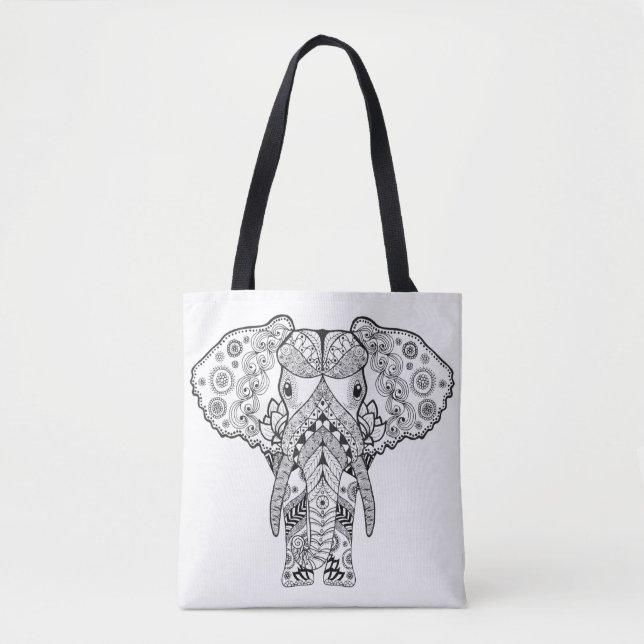 Bolsa Tote Elefante 2 do estilo (Frente)