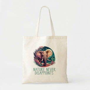 Bolsa Tote ELEFANTE Arte A NATUREZA NUNCA DECEPCIONA