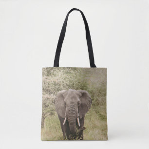 BOLSA TOTE ELEFANTE ASSISTINDO UM CARRO TURÍSTICO