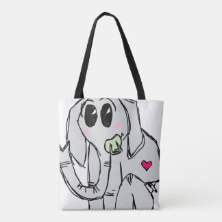 Bolsa Tote elefante bebê
