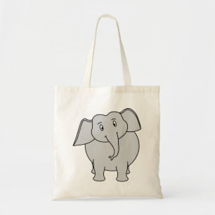 Bolsa Tote Elefante cinzento