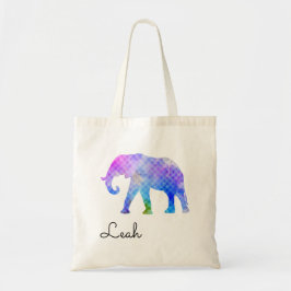 Bolsa Tote Elefante Colorido