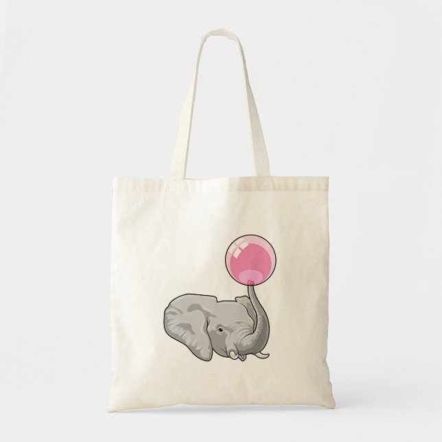 Bolsa Tote Elefante com balão (Frente)