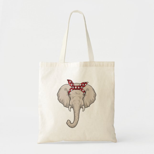 Bolsa Tote Elefante com Bandana (Frente)