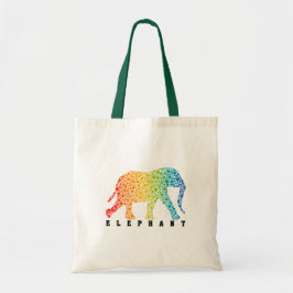 Bolsa Tote Elefante com cores