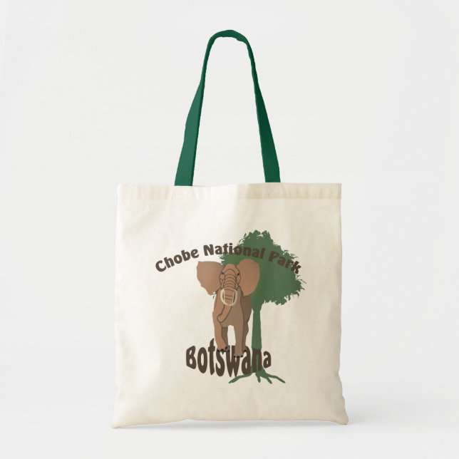 Bolsa Tote Elefante do Parque Nacional Chobe (Frente)