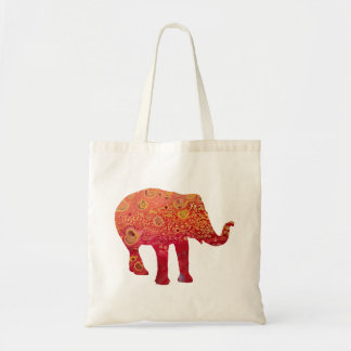 Bolsa Tote Elefante fluido do abstrato da arte