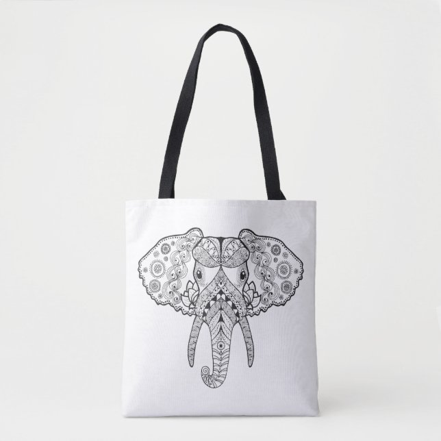 Bolsa Tote Elefante inspirado 4 (Frente)