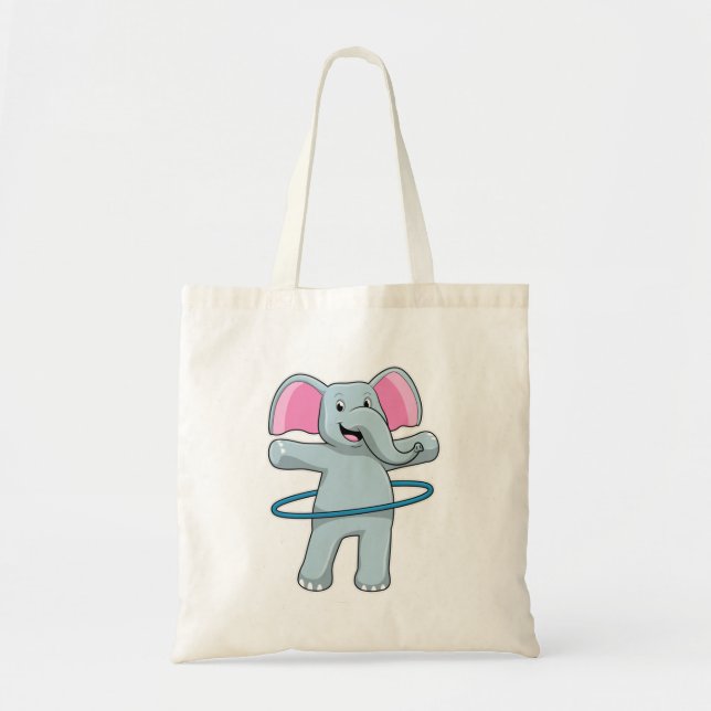 Bolsa Tote Elefante na Malhação com pneus Malhações (Frente)