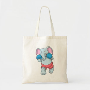 Bolsa Tote Elefante no Boxing com luvas in a box