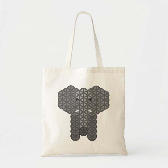 Bolsa Tote Elefante sagrado - Elefante da vida. (Frente)